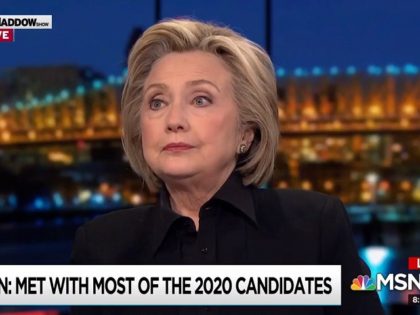 Hillary Clinton on MSNBC, 5/1/2019