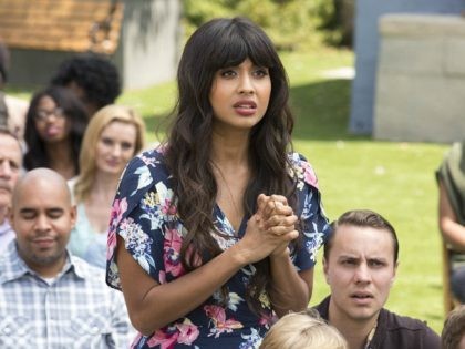 Jameela Jamil in The Good Place (NBC, 2016)