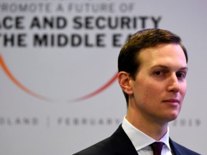 White House US Senior Advisor Jared Kushner attends the conference on Peace and Security in the Middle East in Warsaw, on February 14, 2019. (Photo by Janek SKARZYNSKI / AFP) (Photo credit should read JANEK SKARZYNSKI/AFP/Getty Images)