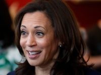 2020 Democratic presidential candidate Sen. Kamala Harris speaks to students at a local cafe, Thursday, April 11, 2019, in Des Moines, Iowa. (AP Photo/Charlie Neibergall)