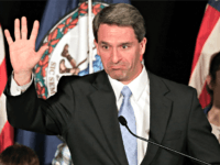 RICHMOND, VA - NOVEMBER 05: Virginia Attorney General Ken Cuccinelli waves goodbye to supporters after conceding the Virginia Governor's race to Terry McAuliffe during an election night appearance before supporters November 5, 2013 in Richmond, Virginia. Cuccinelli became the first state attorney general to file a lawsuit against the Affordable …