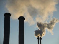 BERLIN, GERMANY - FEBRUARY 28: Exhaust rises from the smokestack of a natural gas-burning power and heating plant on February 28, 2018 in Berlin, Germany. The German government has set ambitious goals for carbon reduction, but while Germany as a whole has invested heavily in renewable energy sources in recent …
