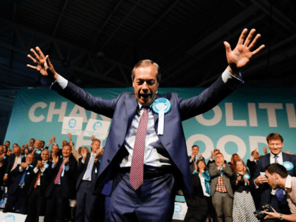 Nigel Farage Rally Hands