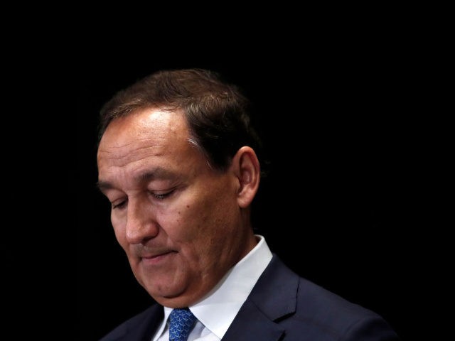 CHICAGO, IL - MARCH 21: United Airlines CEO Oscar Munoz pauses after delivering remarks on the long-term strategy for the airline to the Executives' Club of Chicago on March 21, 2018 in Chicago, Illinois. Over the last year, the airline has been publicly criticized about its response and handling to …