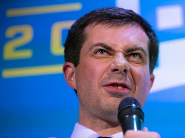 Democratic presidential candidate Pete Buttigieg addresses supporters at a campaign event Thursday, May 9, 2019, in West Hollywood, Calif. (AP Photo/Jae C. Hong)