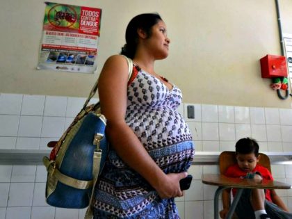 A pregnant woman waits to be attended at the Maternal and Children's Hospital in Tegu