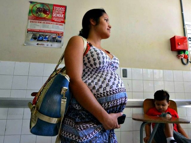 A pregnant woman waits to be attended at the Maternal and Children's Hospital in Tegucigalpa, Honduras ( AFP PHOTO/Orlando SIERRAORLANDO SIERRA/AFP/Getty Images