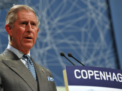 Britain's Prince Charles speaks during the welcoming ceremony of the high level segment at the Bella center in Copenhagen on December 15, 2009 on the 9th day of the COP15 UN Climate Change Conference. AFP PHOTO / ATTILA KISBENEDEK (Photo credit should read ATTILA KISBENEDEK/AFP/Getty Images)
