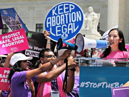 President of Planned Parenthood Leana Wen speaks during a protest against abortion bans, Tuesday, May 21, 2019, outside the Supreme Court in Washington. A coalition of dozens of groups held a National Day of Action to Stop the Bans, with other events planned throughout the week. (AP Photo/Jacquelyn Martin)