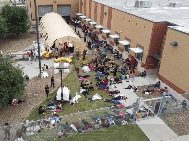 Migrant processing shelter in McAllen, Texas. (Photo: U.S. Border Patrol/Rio Grande Valley