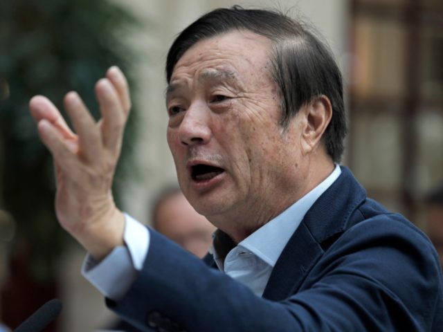In this Tuesday, Jan. 15, 2019, file photo, Ren Zhengfei, founder and CEO of Huawei, gestures during a round table meeting with the media in Shenzhen city, south China's Guangdong province. The founder of network gear and smart phone supplier Huawei Technologies said the tech giant would reject requests from …