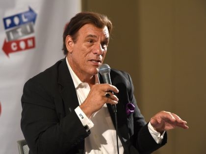 PASADENA, CA - JULY 29: Robert Davi at 'Spycast with Dr. Vince Houghton panel during Politicon at Pasadena Convention Center on July 29, 2017 in Pasadena, California. (Photo by Joshua Blanchard/Getty Images for Politicon)