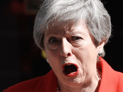 Theresa May Sad