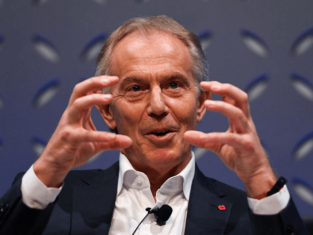 Tony Blair Gesticulates