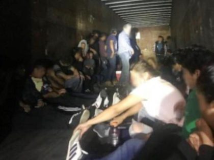 Laredo Sector Border Patrol agents find 66 migrants locked in a tractor-trailer at the IH-35 Immigration Checkpoint. (Photo: U.S. Border Patrol/Laredo Sector)