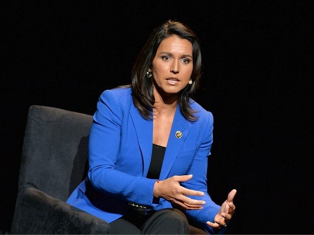 NEW YORK, NY - JANUARY 29: U.S. Representative, HI-02 Tulsi Gabbard attends the 2016 "Tina Brown Live Media's American Justice Summit" at Gerald W. Lynch Theatre on January 29, 2016 in New York City. (Photo by Slaven Vlasic/Getty Images)