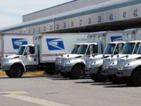 USPS trucks
