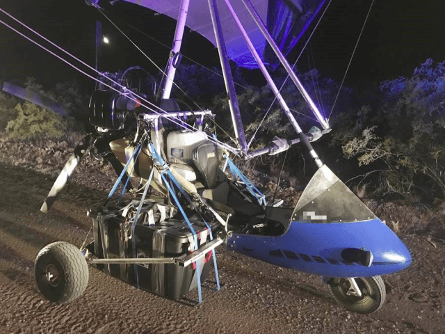 Tucson Sector Border Patrol agents seize ultralight aircraft with a load of methamphetamin