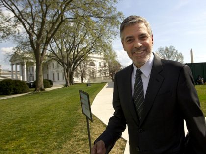 Actor George Clooney leaves the White House in Washington, Thursday, March, 15, 2012, after his meeting with President Barack Obama. (AP Photo/Pablo Martinez Monsivais)