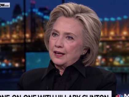 Hillary Clinton: If Trump was not president, he would be indicted