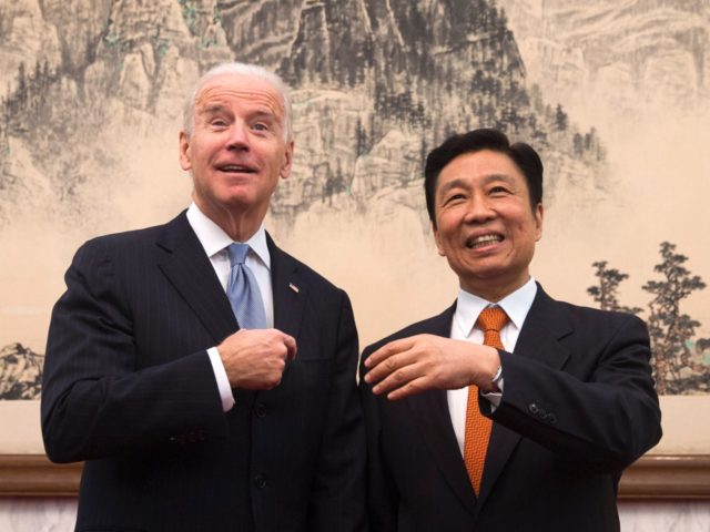 BEIJING, CHINA - DECEMBER 05: U.S. Vice President Joe Biden (L), and his Chinese counterpa