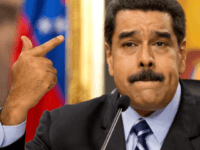 Venezuela's President Nicolas Maduro speaks during a press conference at the Miraflores presidential palace in Caracas, Venezuela, Tuesday, May 17, 2016. Maduro accused the United States of sabotage plans against Venezuela, saying they aim to create a scenario of violence to justify a foreign military intervention to remove him from …