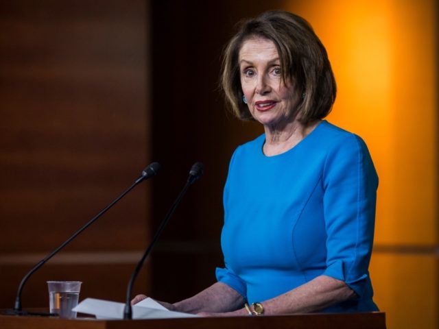 WASHINGTON, DC - MAY 16: House Speaker Nancy Pelosi (D-CA) speaks during a weekly news con