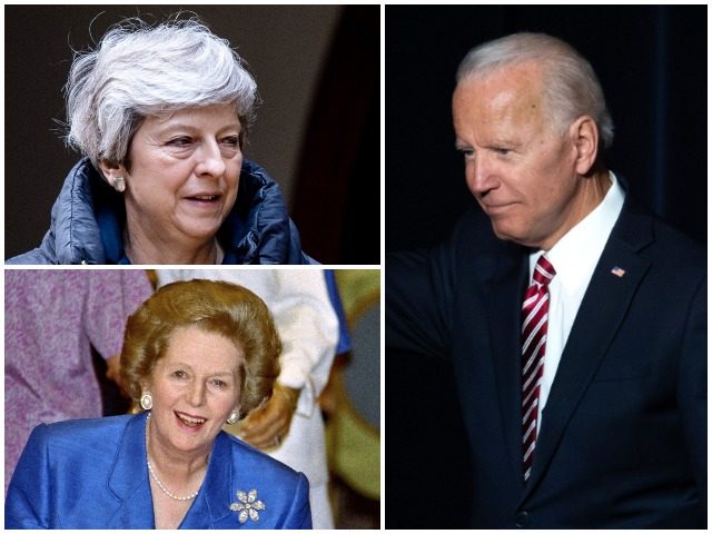Former Vice President Joe Biden on Saturday night scrambled the name of the British Prime Minister Theresa May with Margaret Thatcher - who left office in 1990.