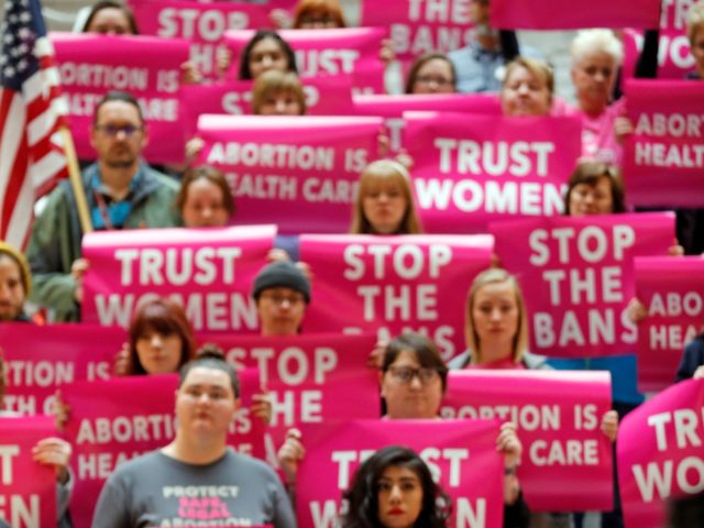 Karrie Galloway, of Planned Parenthood Association of Utah, speaks during a news conferenc