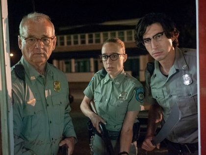 Bill Murray, Chloë Sevigny, and Adam Driver in The Dead Don't Die (Eleven Production