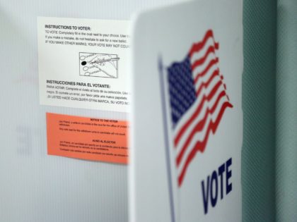 nstructions in both English and Spanish on how to vote are affixed to a booth inside a polling station in Christmas, Florida prior to the arrival of voters on election day, on November 8, 2016. After an exhausting, wild, bitter, and sometimes sordid campaign, Americans finally began voting Tuesday for …