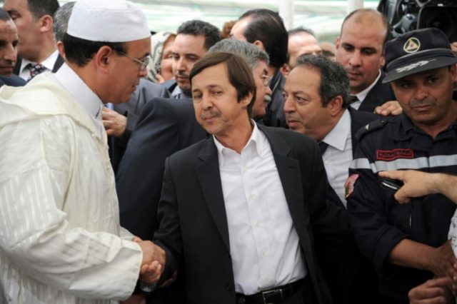 Said Bouteflika (centre), brother of Algeria's ex-president Abdelaziz Bouteflika, pictured in 2012 Brother of Algeria's Bouteflika, 2 ex-spy bosses arrested: security source