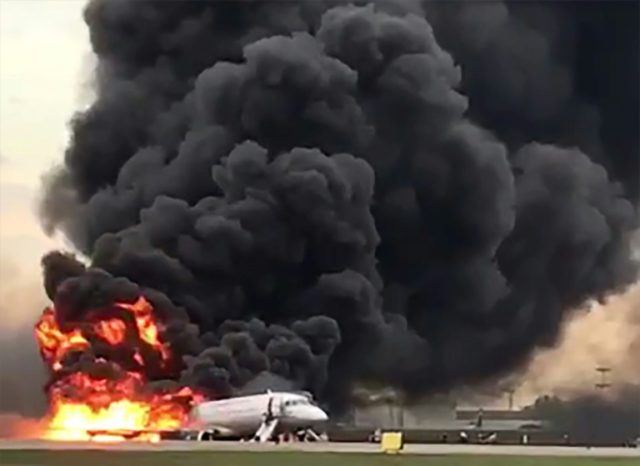 Russia probes pilot error after deadly plane blaze