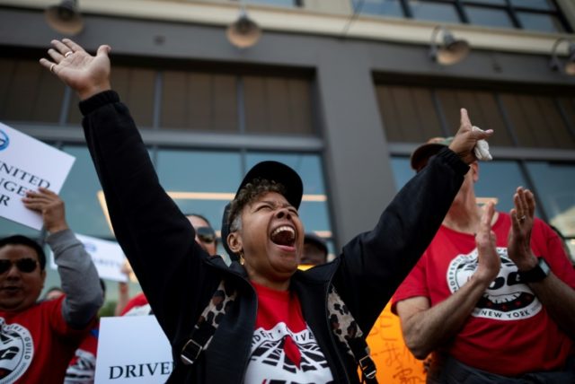 Uber, Lyft drivers strike to press demands on rideshare firms