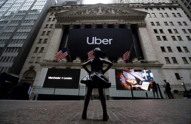 Uber skids in milestone Wall Street debut