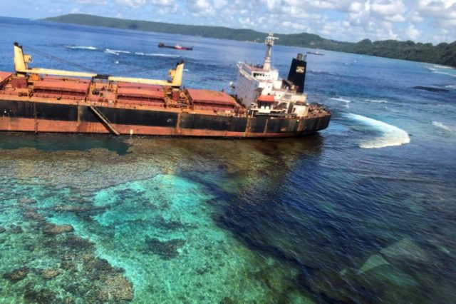 Stricken ship refloated after Solomons oil spill