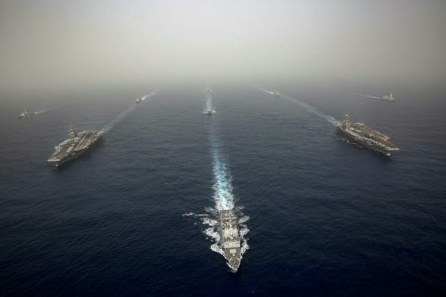 US sends naval strike group as tensions rise with Iran