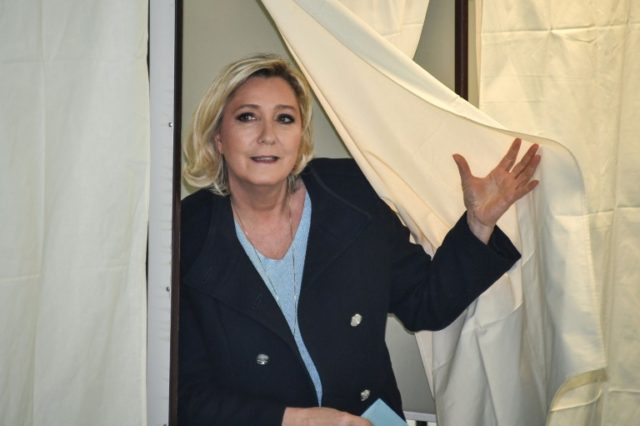 Le Pen tops EU election in France in blow for Macron