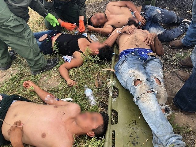 Falfurrias Station Border Patrol agents rescue four migrants suffering heat-related illnes