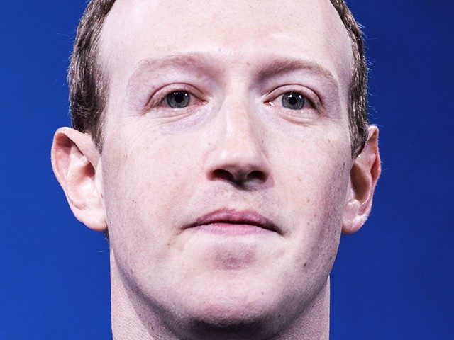 Facebook CEO Mark Zuckerberg closeup