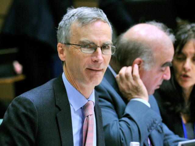 Britain State minister for European issues and NATO David Lidington (L) and minister for I
