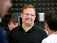LOS ANGELES, CA - MAY 27: Actor Andy Richter speaks during Celebrity Superfan Roundtable on Howard Stern's exclusive SiriusXM Channel Howard 101 at Sonos Studio on May 27, 2014 in Los Angeles, California. (Photo by Mike Windle/Getty Images for SiriusXM)