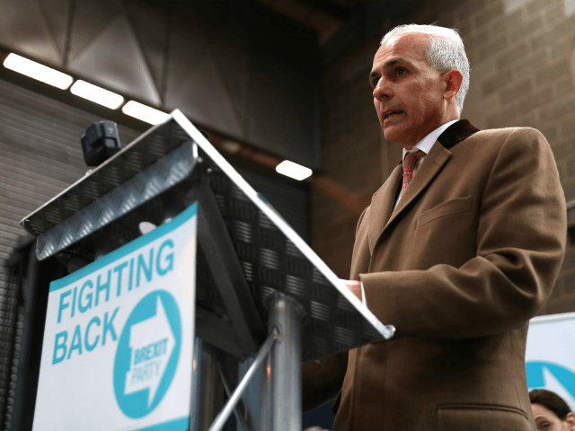 COVENTRY, ENGLAND - APRIL 12: Ben Habib speaks at the launch of the Brexit Party at BG Pen