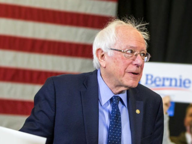 CONCORD, NH - MARCH 10: 2020 Democratic presidential candidate U.S. Sen. Bernie Sanders (I-VT) takes the stage during his first New Hampshire campaign event on March 10, 2019 in Concord, New Hampshire. Sanders who is so far the top Democratic candidate in the race is making the rounds in Iowa …