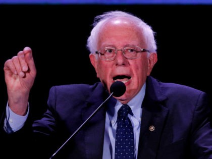 MIAMI, FL - JUNE 21: Democratic U.S. presidential candidate Sen. Bernie Sanders (I-VT) spe