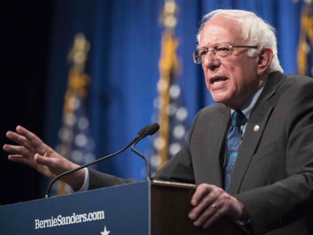 Bernie Sanders democratic socialism speech (Sarah Silbiger / Getty)