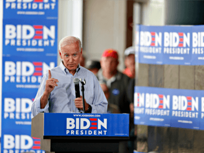 Democratic presidential candidate former Vice President Joe Biden speaks during a town hall meeting, Tuesday, June 11, 2019, in Ottumwa, Iowa. (AP Photo/Matthew Putney)