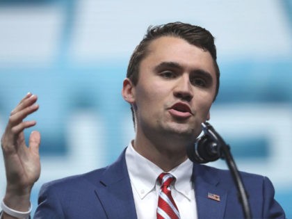 DALLAS, TX - MAY 04: Charlie Kirk, founder and executive director of Turning Point USA, sp
