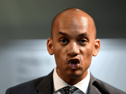 BRISTOL, ENGLAND - APRIL 23: Chuka Umunna MP at the launch of The Independent Group European election campaign at We The Curious on April 23, 2019 in Bristol, England. With a high probability that Britain will take part in the European Union elections due to the Brexit deadline extended up …