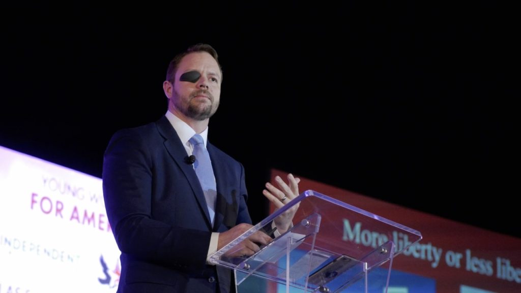 Dan Crenshaw at TPUSA event